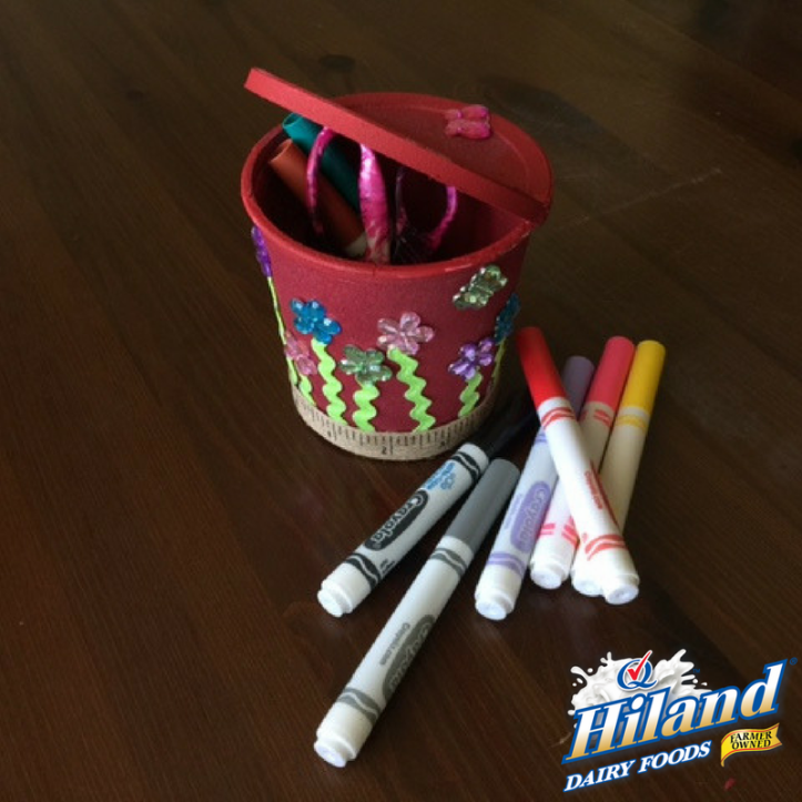 DIY School Supply Holder – Hiland Dairy