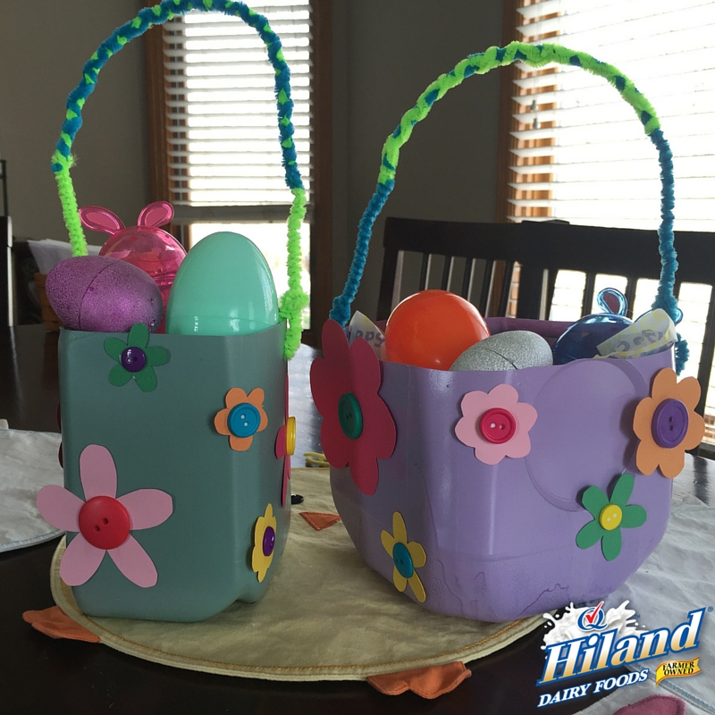 Milk Jug Easter Baskets Hiland Dairy