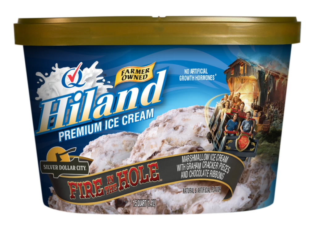 Hiland Dairy Fire in The Hole Ice Cream