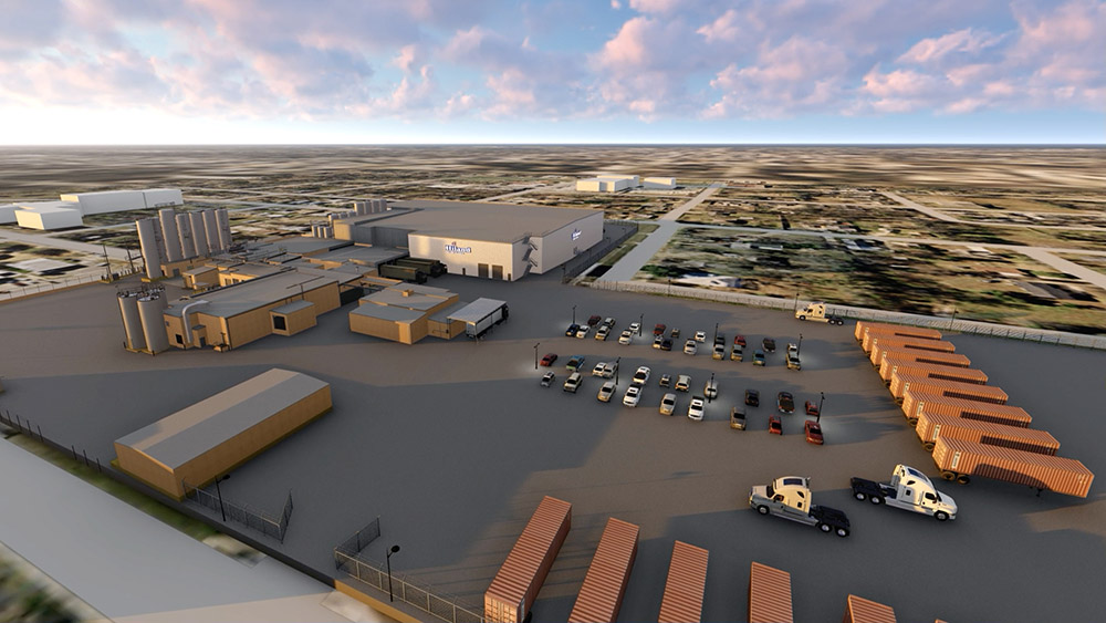 3D render of Tyler, TX Hiland Dairy plant expansion