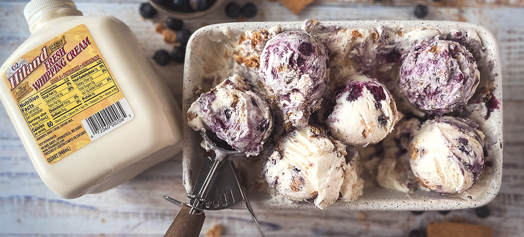 blueberry pie ice cream