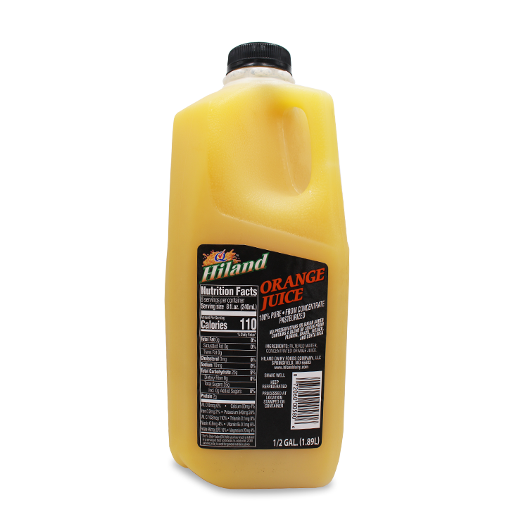 Half Gallon Orange Juice