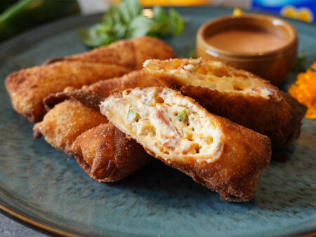 Jalapeño Popper Egg Rolls