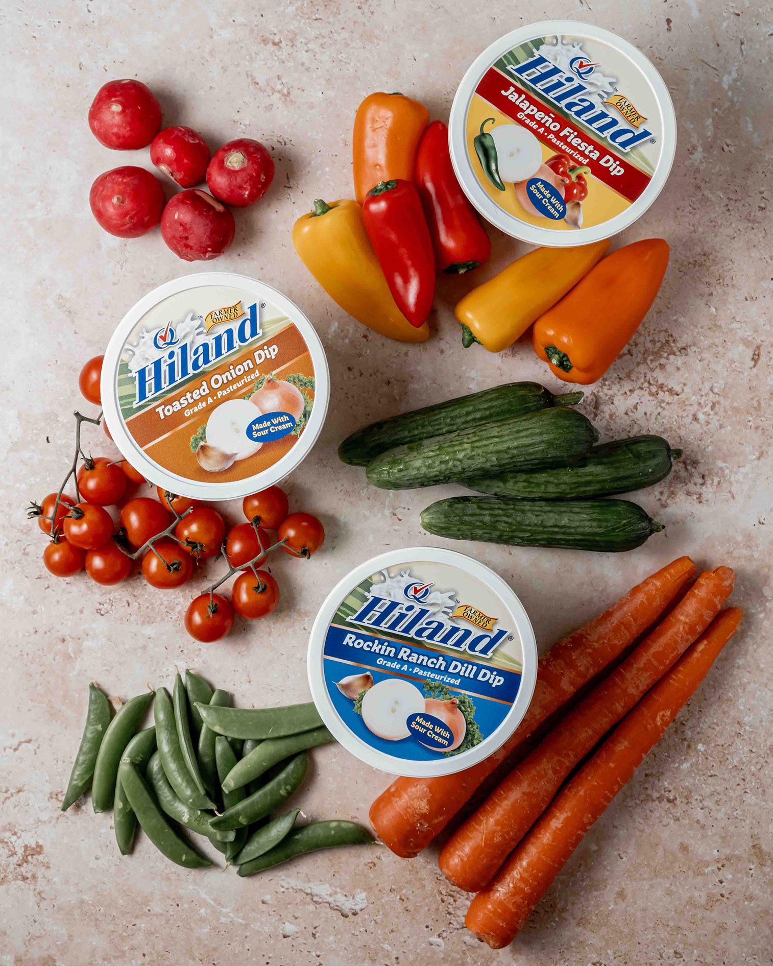 Ingredients for a Crudités Platter