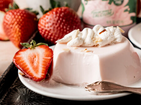 Savor Summer with Strawberry Milk Panna Cotta!
