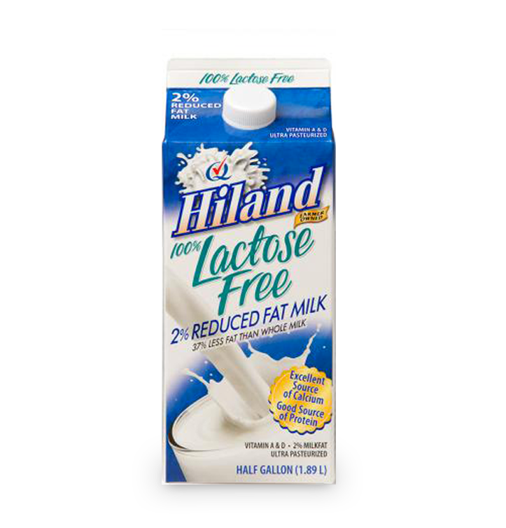 Reduced Fat Lactose Free Milk